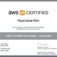 [AWS] Associate Developer