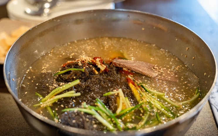 로스앤젤레스 맛집 유천냉면 '갈비 + 냉면' 세트 yummy