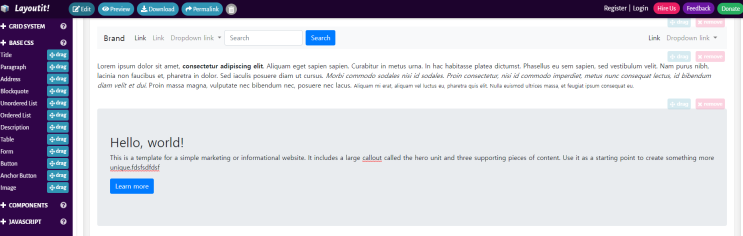 온라인 Bootstrap editor : 네이버 블로그