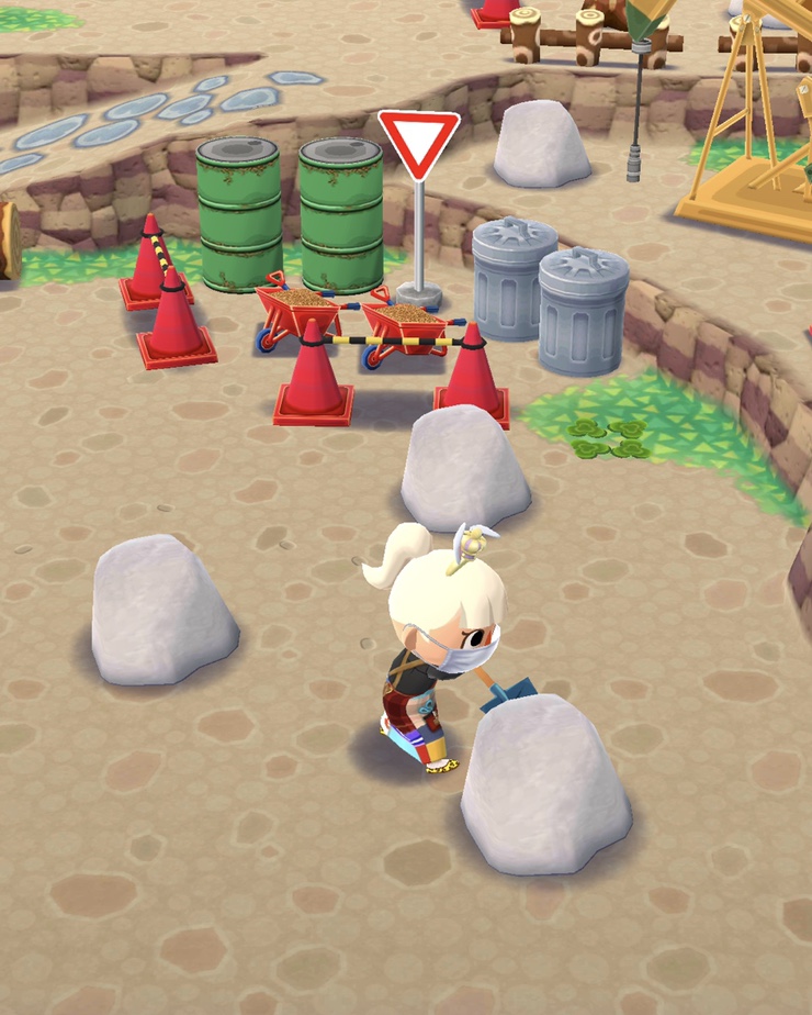 모바일 동물의 숲(포켓캠프) 일상 / 채석장(Shovelstrike Quarry) 채굴, 기념품 포춘쿠키 네이버 블로그