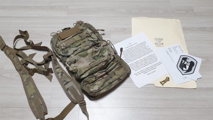 Sac à Dos Tactique TAG Combat Sustainment Pack – Multicam Arid, MOLLE, Convertible Pour Missions Outdoor