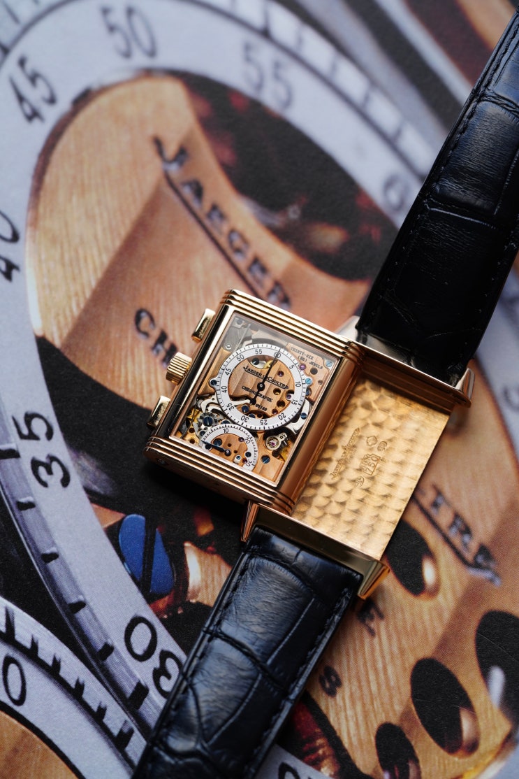 [Review] 90년대 리베르소 시리즈 : 리베르소 크로노그래프 레트로그레이드(Reverso Chronographe ...
