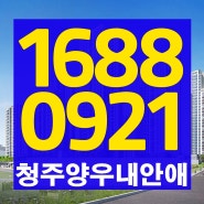청주 양우내안애 아파트 알짜배기정보