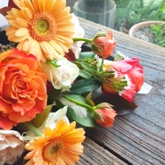 천안꽃집 블루블룸에서 실력있는 플로리스트의 꽃을 선물했어요.