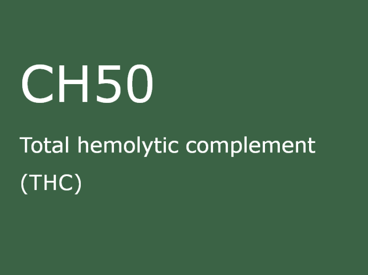 CH50, total hemolytic complement (THC) : 네이버 블로그