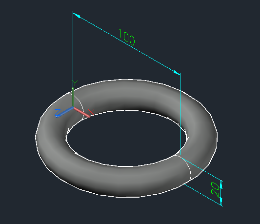 오토캐드 Autocad 기초 3d Modeling 34 1강 도넛 Torus 명령어 사용 방법 네이버 블로그