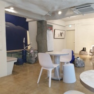 [대흥역 카페] 콜로라도프로젝트 / 서강대 근처 골목 사이 파란 카페