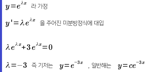 선형 방정식 예