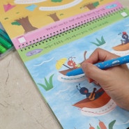 내돈내산 유아색연필 - 물에 잘 지워지는 파스넷 색연필