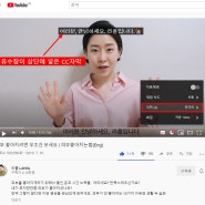 유튜브 CC자막 상단에 넣어드립니다.