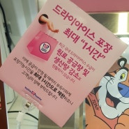 베스킨라빈스 포장 드라이아이스 최대 시간~!!!