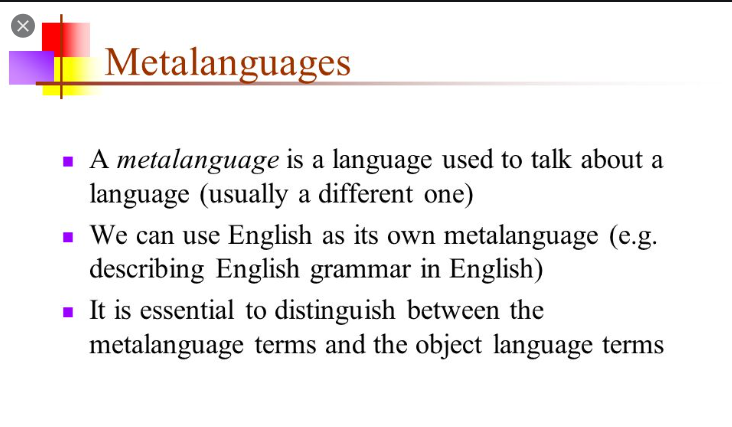 ♥ 메타언어(Metalanguage) : 네이버 블로그