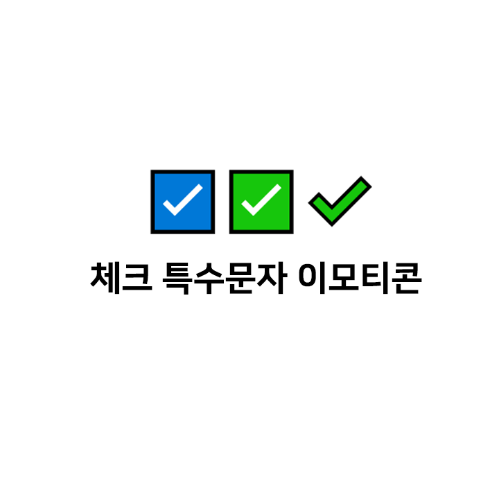 체크 표시 아이콘