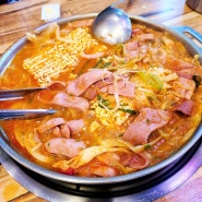 [광명역맛집]햄가득 맛있는부대찌개:더담부대찌개 (place.아브뉴프랑)