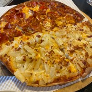 이태원 해방촌 보니스피자펍 하와이안 피자 꿀맛