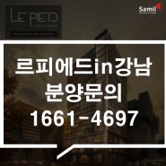 서초동 르피에드 인 강남 홍보관 방문 예약시작