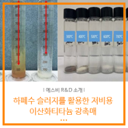 [특허기술소개] 미세먼지 저감기술! 하폐수 슬러지를 활용한 저비용 이산화티타늄 광촉매