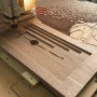 CNC, 스케치업 3D 모델 기반으로 월넛 나무 세면대 가공하기 - 대구/청도 우들리 원목가구 목공방