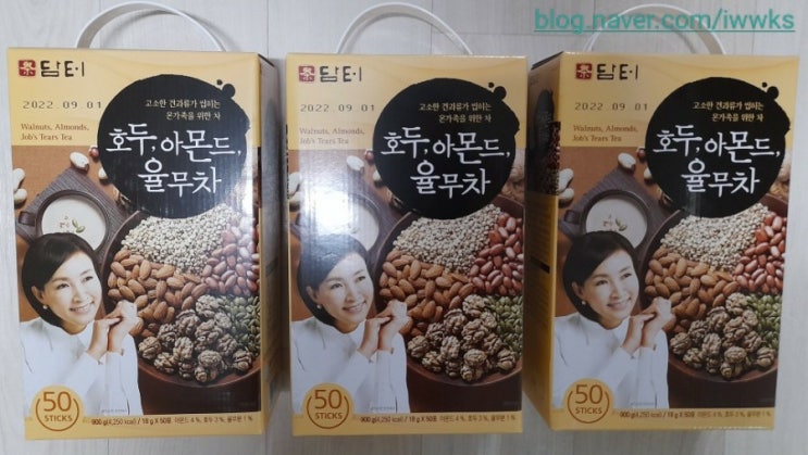 담터 호두 아몬드 율무차 900g 스틱 3박스에 24,960원! : 네이버 블로그