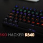 앱코 해커 K640 갈축, 가성비 끝판왕 기계식 키보드
