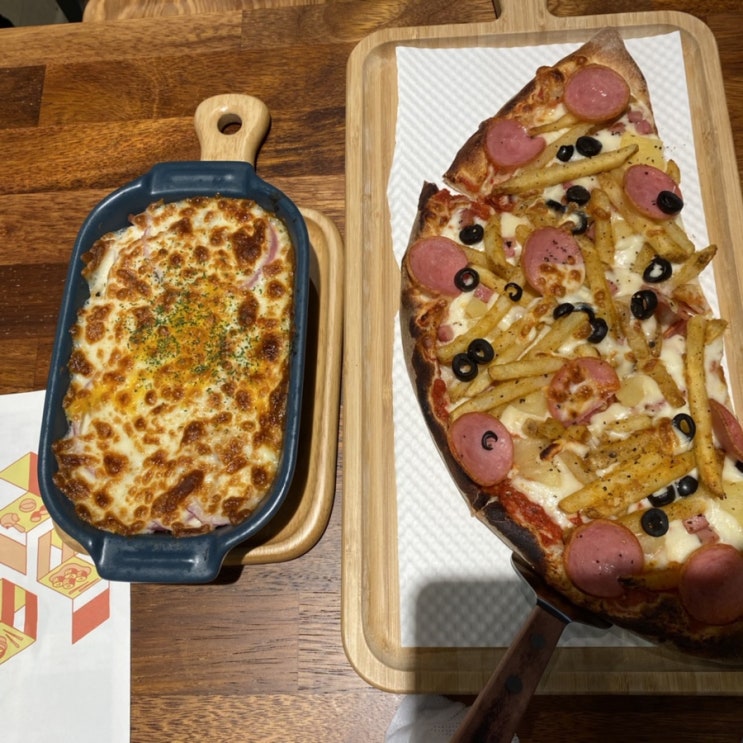 현대프리미엄 아울렛 맛집] 피자오 현대아울렛스페이스1점피자...
