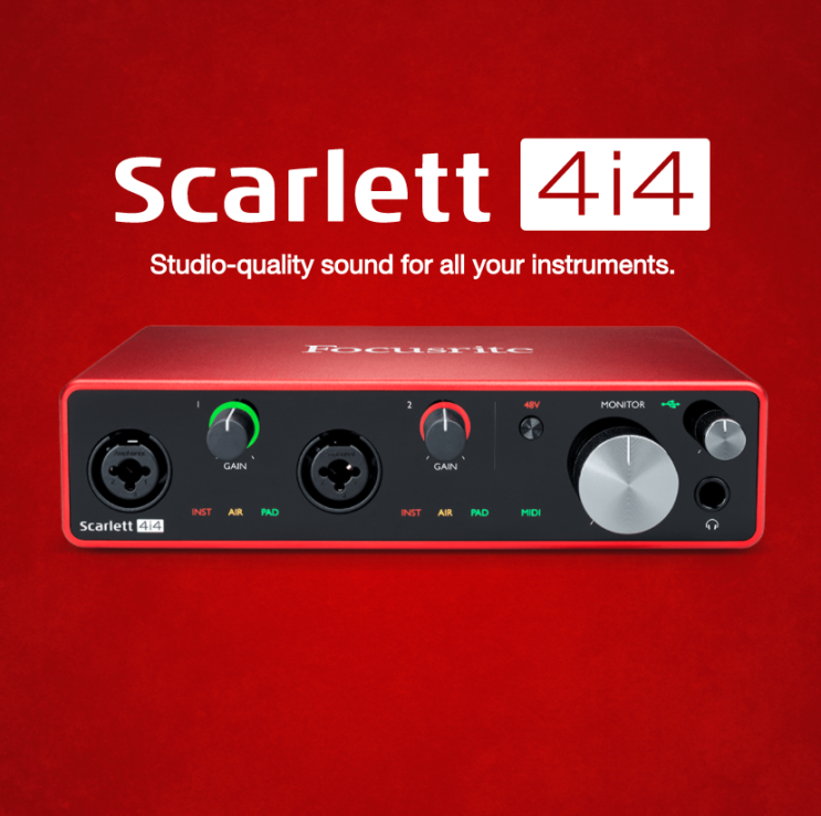 스칼렛 Scarlett 4i4 3세대 - 오디오 인터페이스 (포커스라이트) : 네이버 블로그 스칼렛 Scarlett 4I4 3세대 - 오디오 인터페이스 (포커스라이트) : 네이버 블로그
