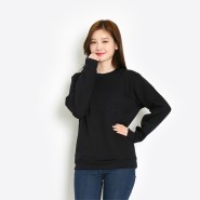 따뜻한 기모 맨투맨셔츠 남녀공용 가족티 겨울유니폼 소량 단체티주문제작
