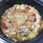 한돈돼지고기 뒷다리살로 만든 돼지고기 김치찌개#다이어트에도 좋아요~~