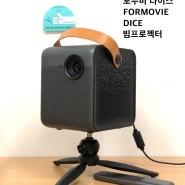 '포무비 다이스 Formovie dice' 빔프로젝터 언박싱! _넷플릭스(Android TV) 설치 방법