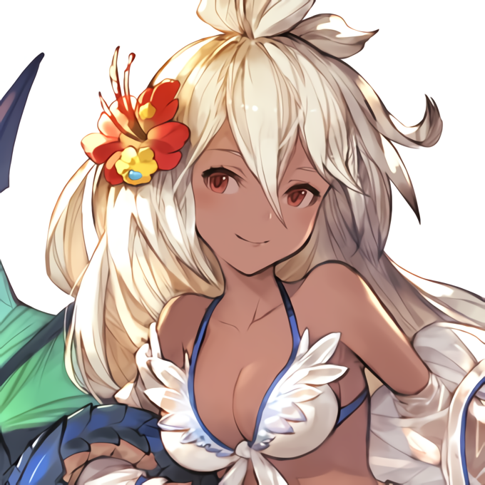 그랑블루 판타지 수영복 캐릭터 일러스트 16년 네이버 블로그