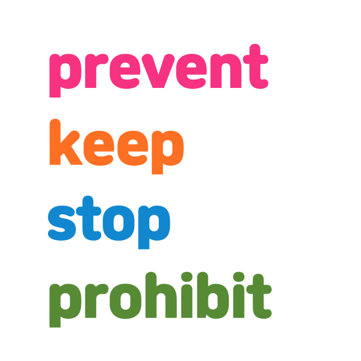 prevent [keep, stop, prohibit] A from B : 네이버 블로그