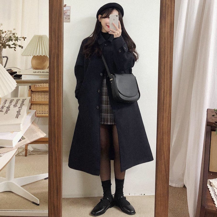 [코디] 기본 목폴라 코디 모음 (무채색+브라운 계열🧶) / 여자 가을~겨울패션 추천 : 네이버 블로그