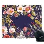 Smooffly Gaming Mouse Pad Custom Mouse Pad Unique Mousepad Vintage Hand Drawn Fl, 단일상품