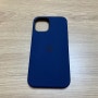 알리 익스프레스에서 구매한 아이폰12 미니 실리콘케이스 딥 블루 후기(정품 가죽케이스와 비교)