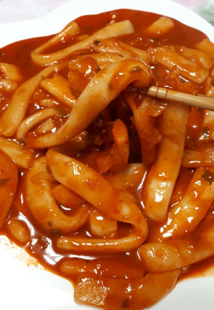 송학 누들쌀떡볶이 밀떡파도 돌아서게 하는 쫠깃한식감 : 네이버 블로그