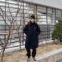 MMIC 여성 야상 자켓으로 스트릿 여자 겨울 코디