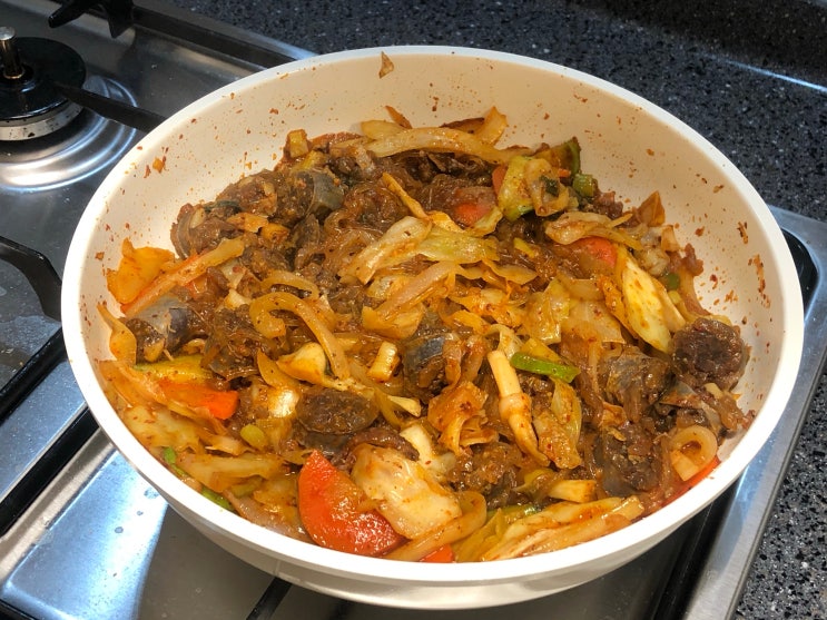 순대요리 〰️ 순대볶음 만들기 (노브랜드찰진순대) : 네이버 블로그