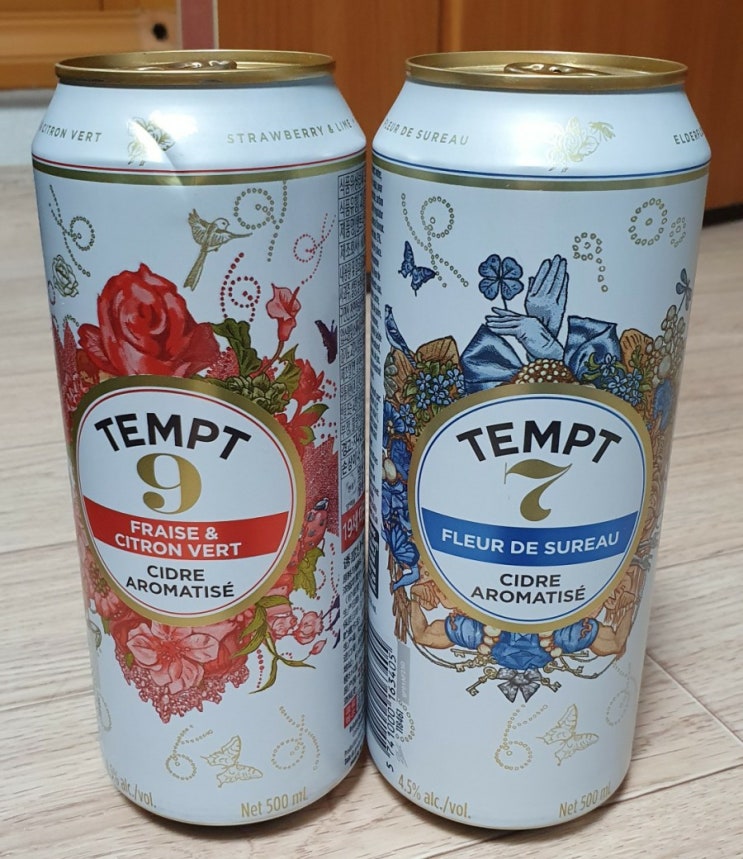 TEMPT 7, TEMPT 9 (템트7, 템트9) 향긋한 과일맥주 리뷰! : 네이버 블로그