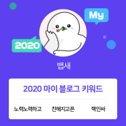 [2020 마이블로그 리포트] 한 눈에 보는 올해 내 블로그 데이터!