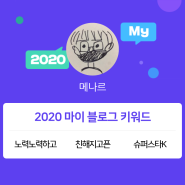 [2020 마이블로그 리포트] 한 눈에 보는 올해 내 블로그 데이터!