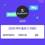 [2020 마이블로그 리포트] 한 눈에 보는 올해 내 블로그 데이터!