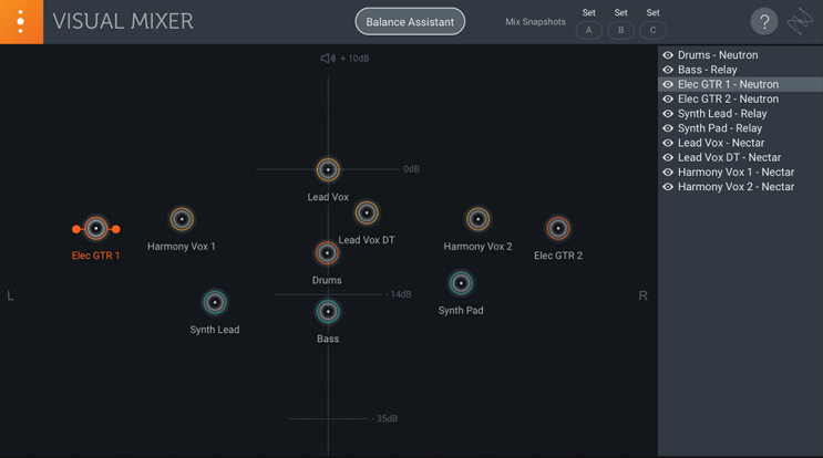izotope 무료 플러그인 Visual Mixer, Relay : 네이버 블로그