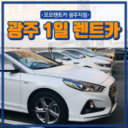 광주화정동렌트카 / 풍암동렌트카 1일 렌트비용