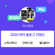 [2020 마이블로그 리포트] 한 눈에 보는 올해 내 블로그 데이터!