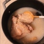 저녁 집밥메뉴,냉장고 파먹기 ::스테이크밀키트/푸라닭알리오올리/삼계탕/스키야끼/비빔밥