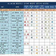12.19-20 해외축구 승무패 분석픽