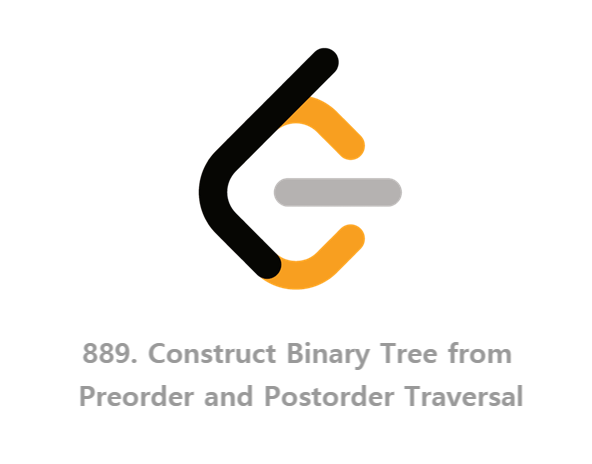 889. Construct Binary Tree from Preorder and Postorder Traversal : 네이버 블로그