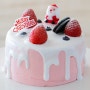 (핑크핑크♡) 딸기 생크림 케이크 만들기, 크리스마스 케이크 만들기