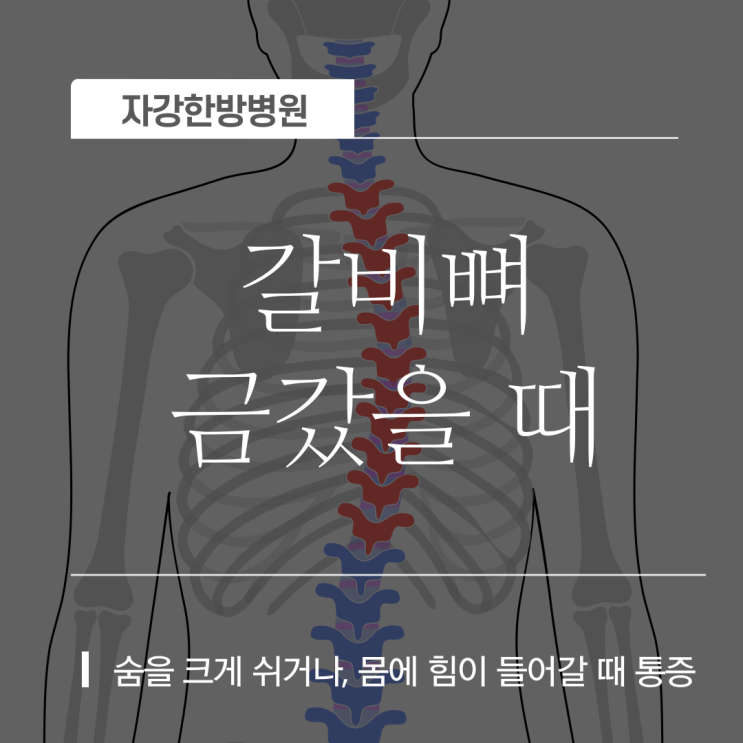 갈비뼈 부러졌을때 (금 갔을 때) 증상, 치료, 회복기간에 좋은음식 : 네이버 블로그