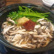 상남동 점심,맛집~정담칼국수 버섯매운탕!